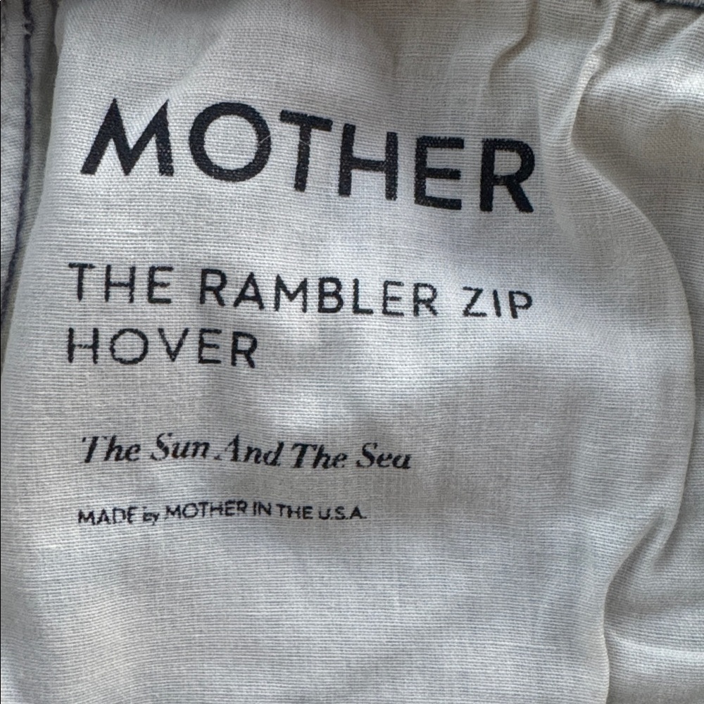 MOTHER The Rambler Zip Hover The Sun And The Sea Jeans Size 31 - Picture 15 of 15